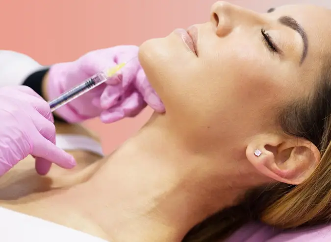 Puckered chin treatment