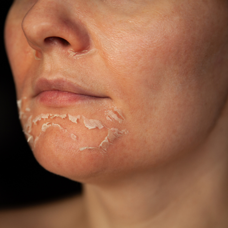 skin peeling